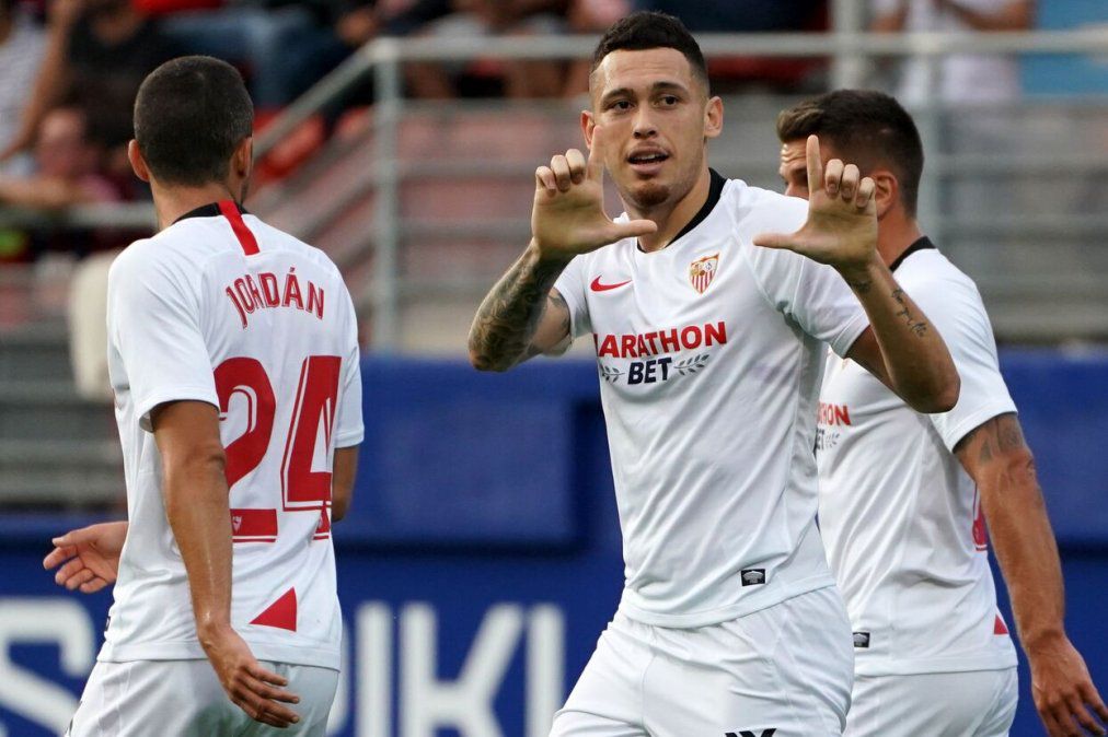 Lucas Ocampos está en la mira del Real Madrid