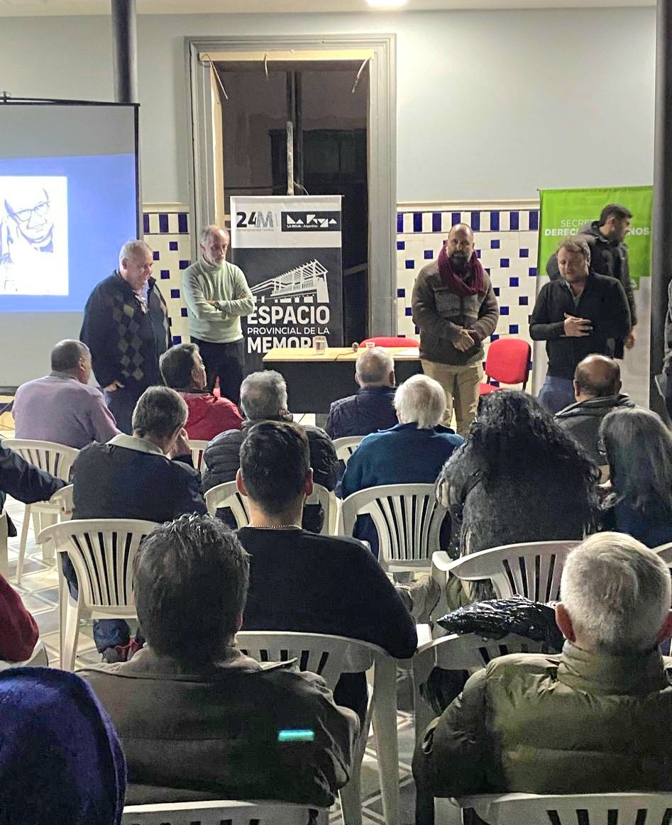Claudio Morresi: "En el Espacio de la Memoria dimos una charla sobre 'Fútbol y Memoria'"