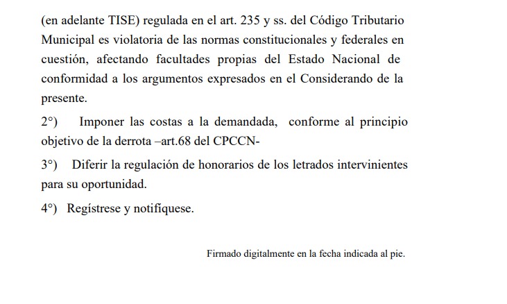 La Justicia Federal de La Rioja declara inconstitucional la Tasa de ...