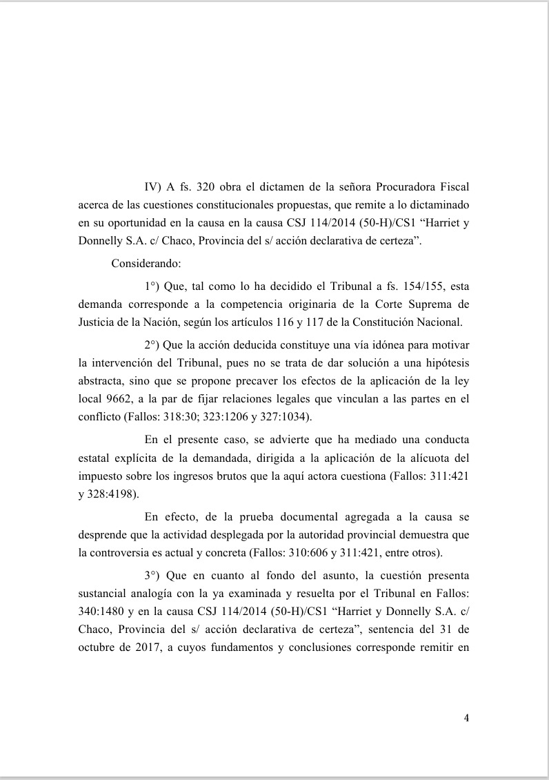 La Corte Suprema declara inconstitucionalidad de normas tributarias en ...