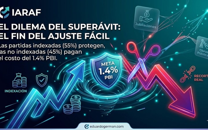 Proyección fiscal 2026: El dilema del superávit entre gastos fijos por inflación y un ajuste que no da tregua al resto de las partidas