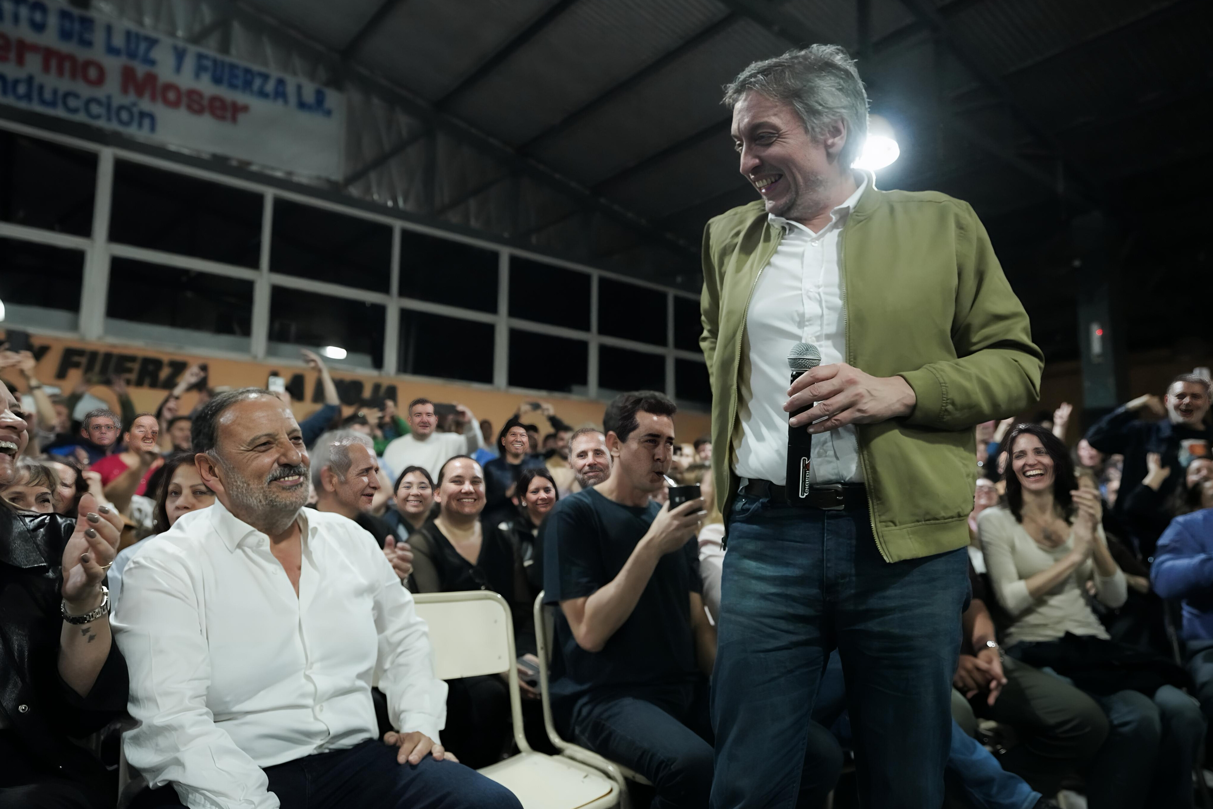 Quintela y Máximo Kirchner reclaman unidad y límites al Gobierno