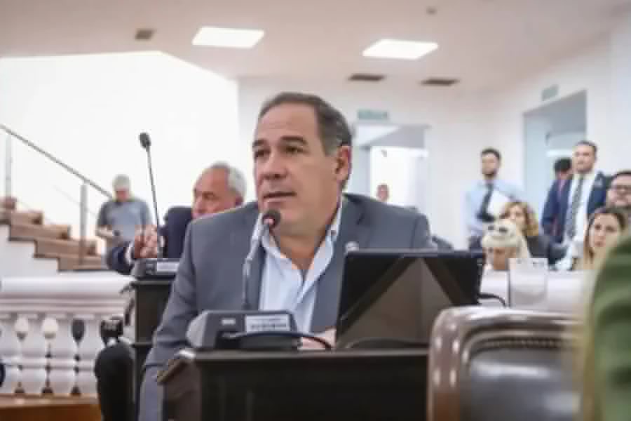 Cristian Pérez, presidente del bloque justicialista de la Legislatura de La Rioja
