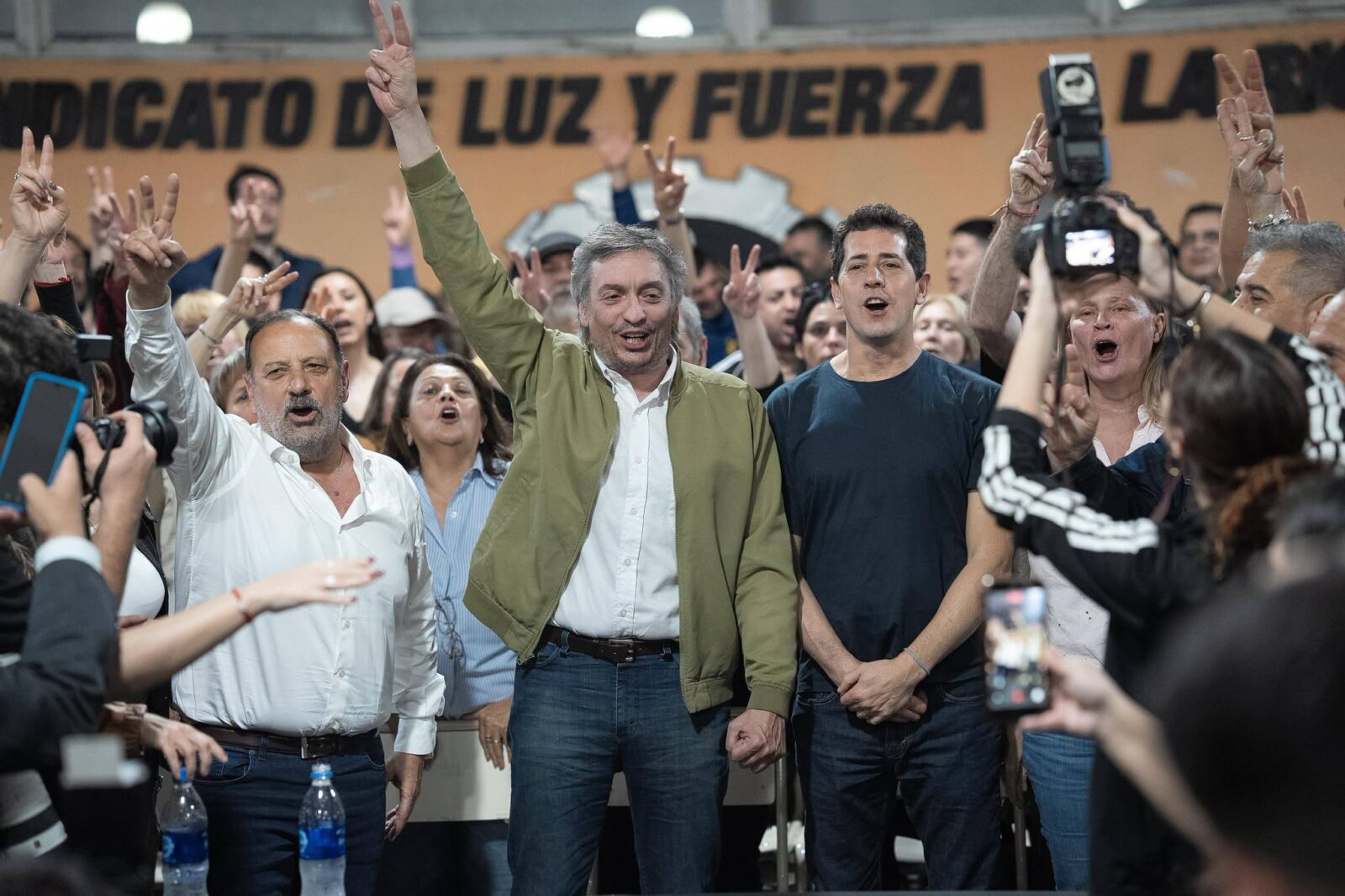 Quintela exhibe unidad parcial del PJ con Máximo Kirchner y ausencias