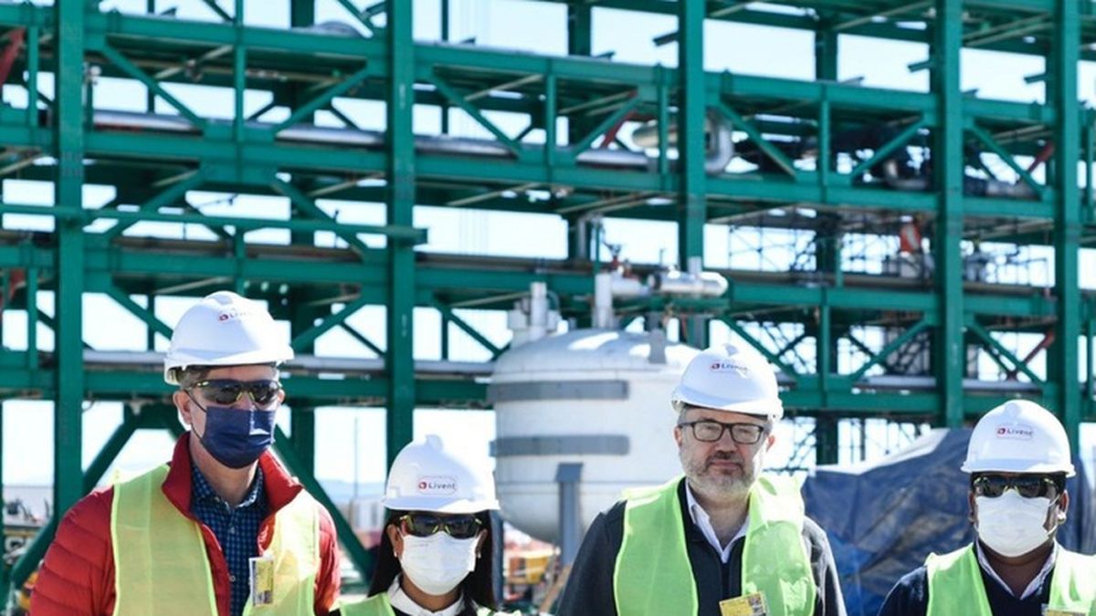 Trabajadores durante una actividad productiva en Catamarca