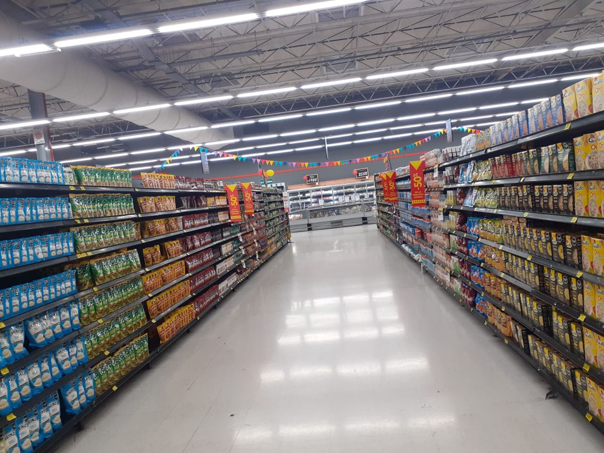 Pasillo de un supermercado argentino, imagen ilustrativa sobre consumo y expectativas económicas