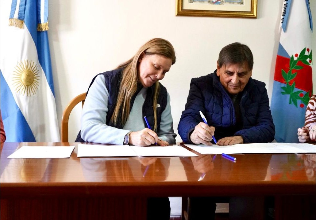 Gabriela Pedrali durante una actividad institucional en La Rioja
