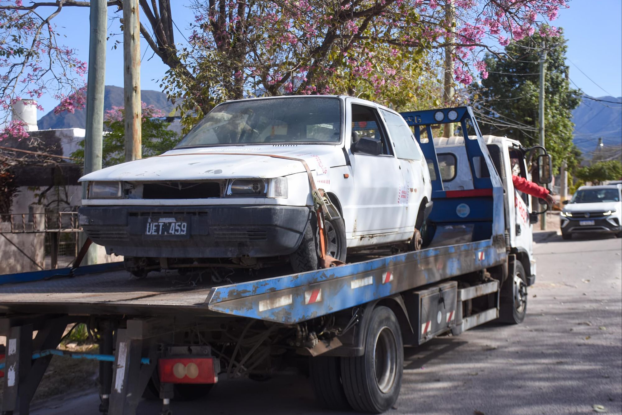Vehículo retirado de la vía pública por el Municipio de la Capital de La Rioja