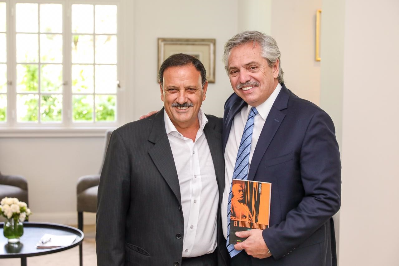 Alberto Fernández respaldó a Quintela y lo proyectó para la carrera presidencial de 2027