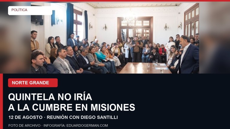 Los gobernadores del Norte Grande reciben a Santilli y Quintela pega el faltazo