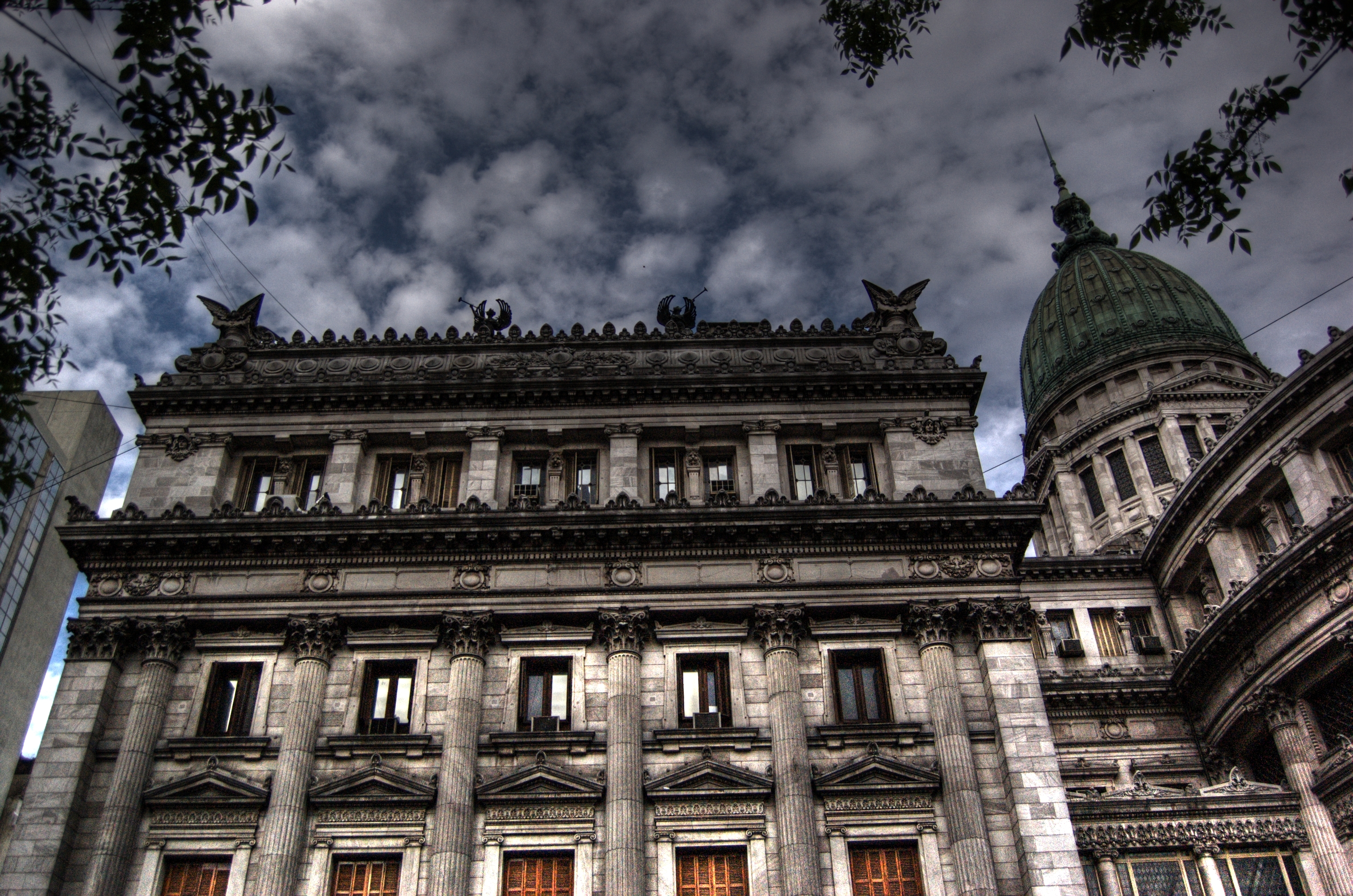 Palacio del Congreso de la Nación Argentina, fotografía de archivo