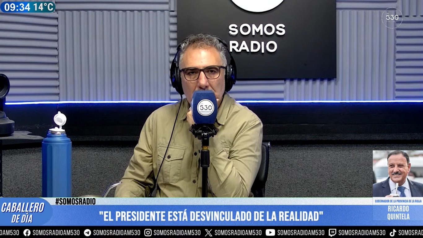 Quintela ratificó que Milei «debe irse cuanto antes», tildó de golpistas a conductores de TV y denunció compra de votos en el Congreso
